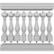 Ekena Millwork Fiberthane Legacy Balustrade Railing Kit, Style D (6 1/4" On-Center Spacing to Pass 4" Sphere Code) BALK40X048LGD - alternate 2